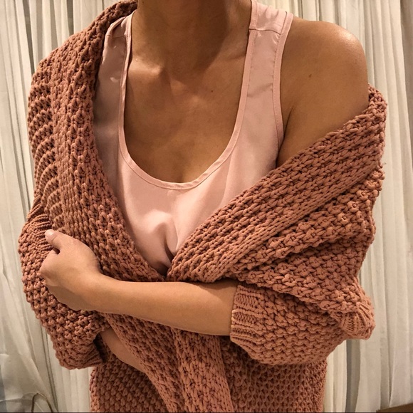Zara Knit Draped Cardigan - Picture 5 of 8